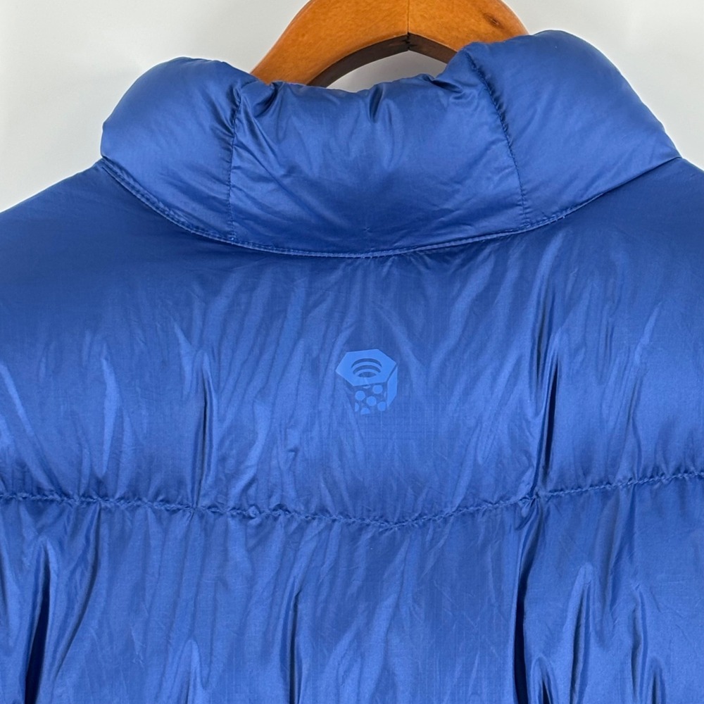 Mountain Hardwear Mens XL Blue Q Shield 650 Down‎ Puffer Jacket OM6274 Full Zip - Picture 5 of 13